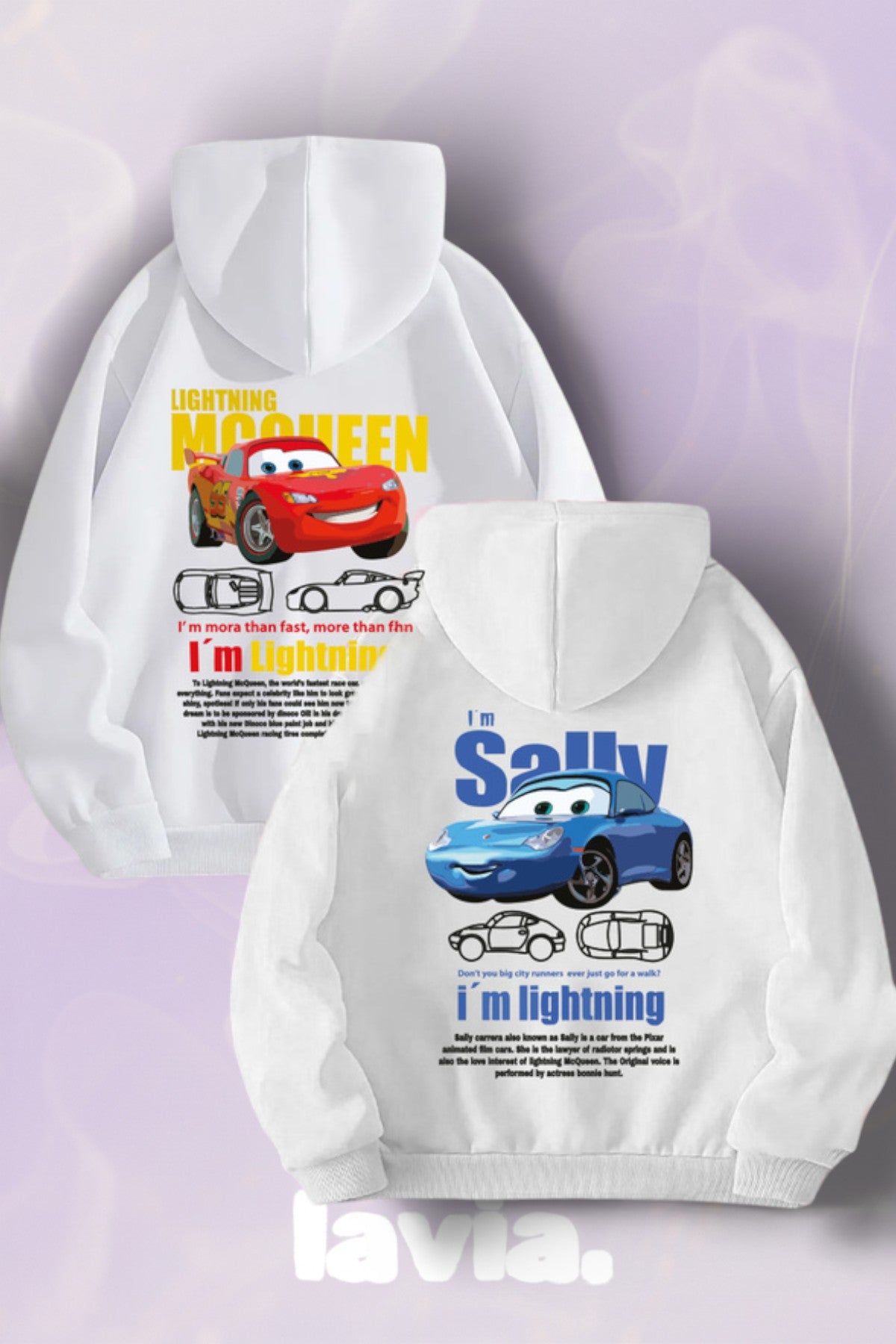 McQueen&Sally Kapüşonlu Çift Sweatshirt