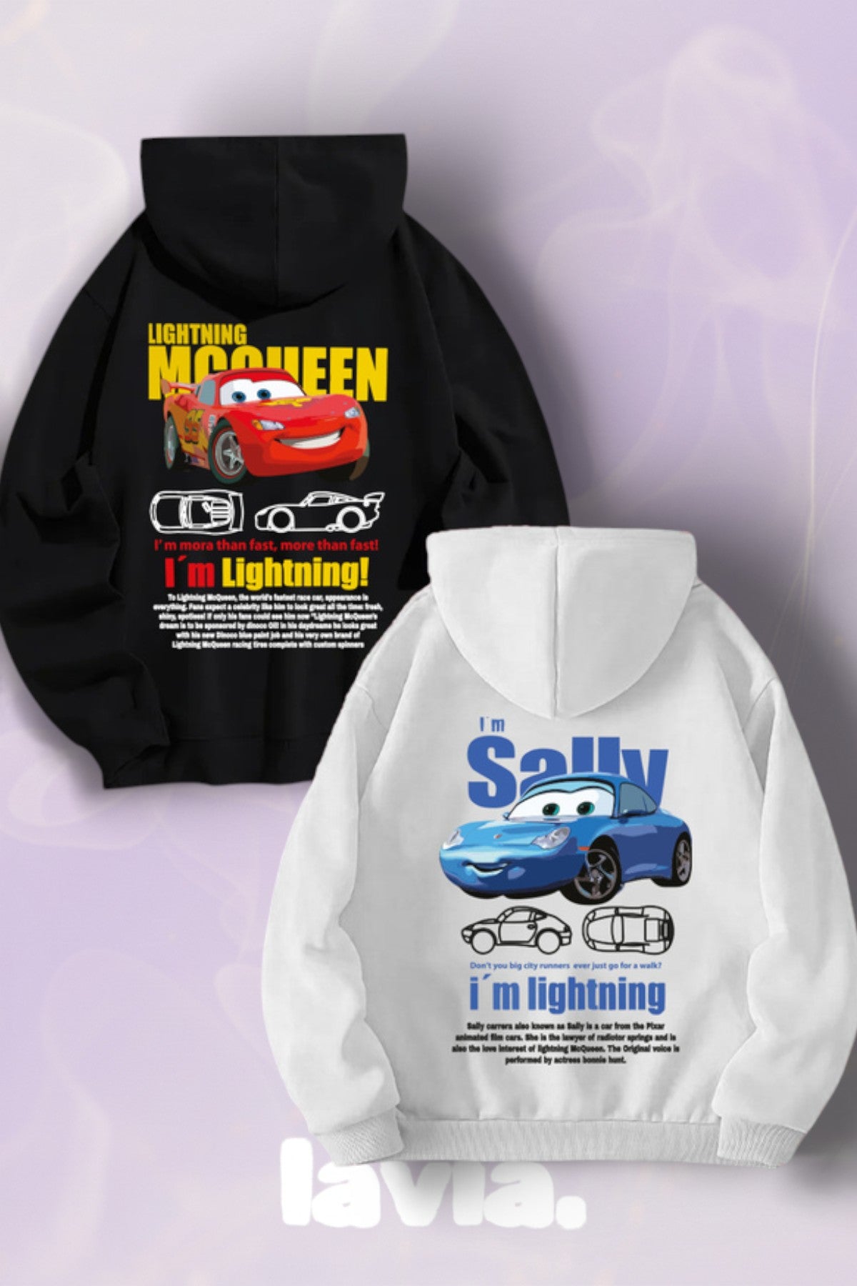 McQueen&Sally Kapüşonlu Çift Sweatshirt