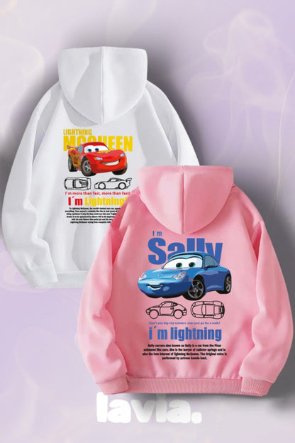 McQueen&Sally Kapüşonlu Çift Sweatshirt