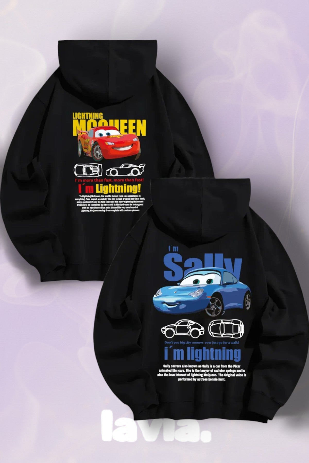 McQueen&Sally Kapüşonlu Çift Sweatshirt