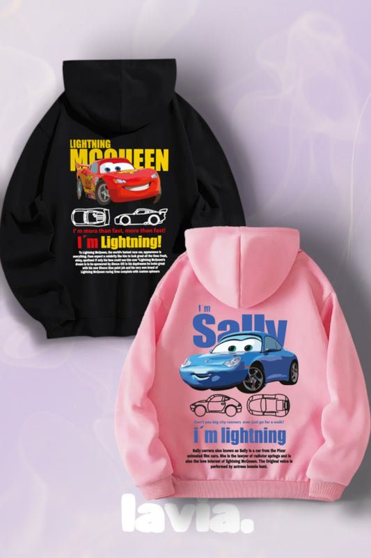 McQueen&Sally Kapüşonlu Çift Sweatshirt